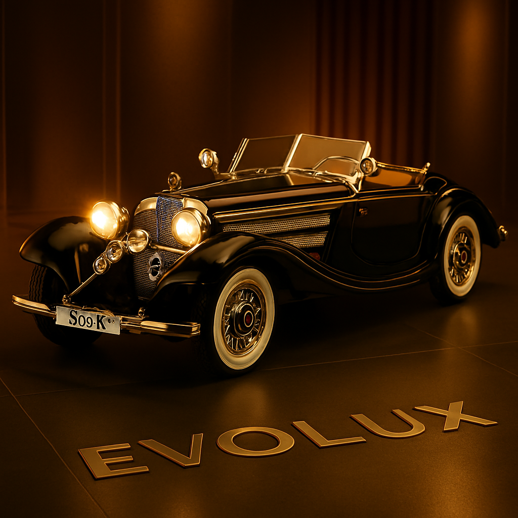 Mercedes Benz 500K Diecast Model