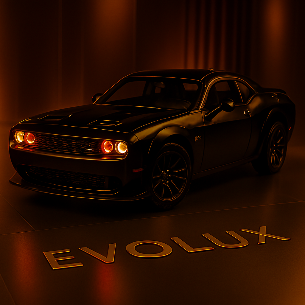 Dodge Challenger SRT Metal Car