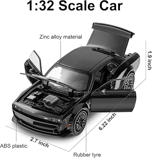 Dodge Challenger SRT Metal Car